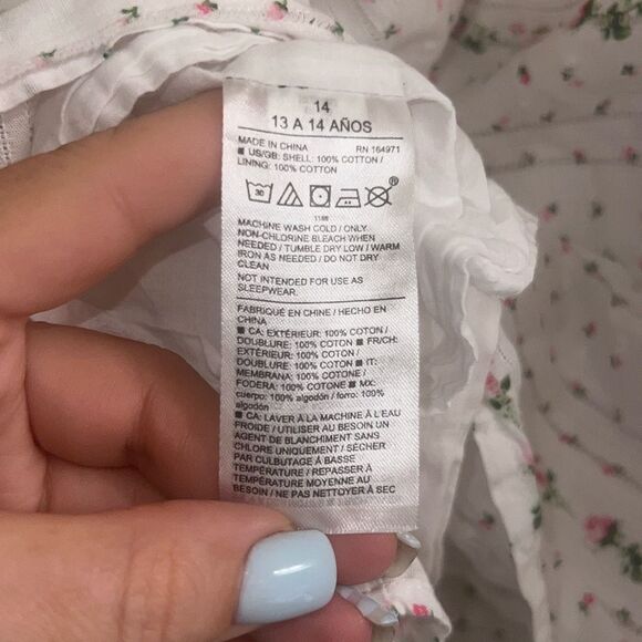 ✨Janie and Jack Girl's Dobby Sz 14 Top✨ - Picture 6 of 7